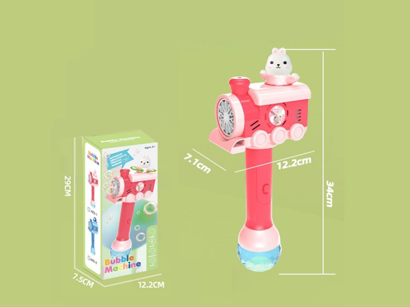 Rabbit Automatic Rotating Electric Bubble Stick