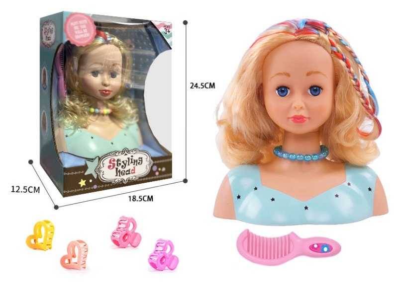 Half-Body Doll Hairdressing Toy Set