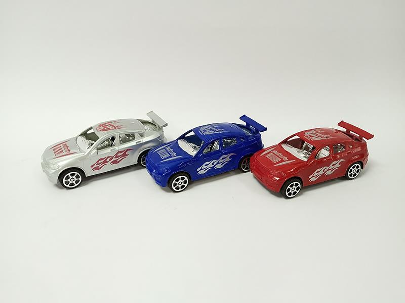 Spray-Painted Friction Racing Car