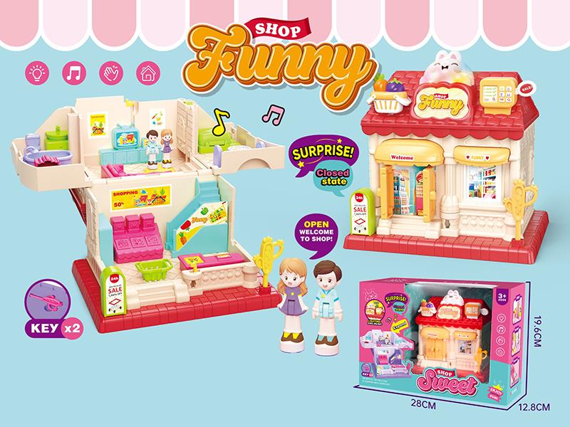 Sweet Shop Play House Toy