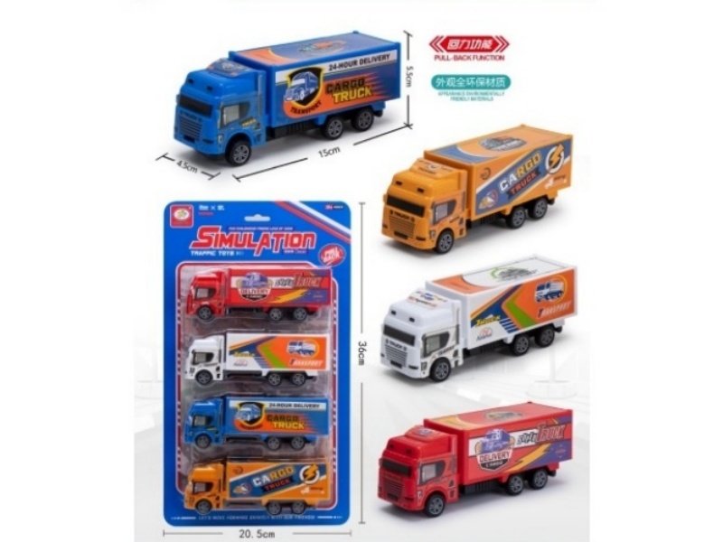 4 Colors Rebound Large Courier Transportation Set