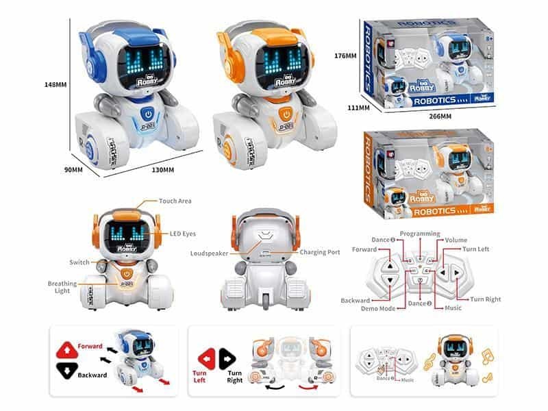 Remote Control Robby Intelligent Robot