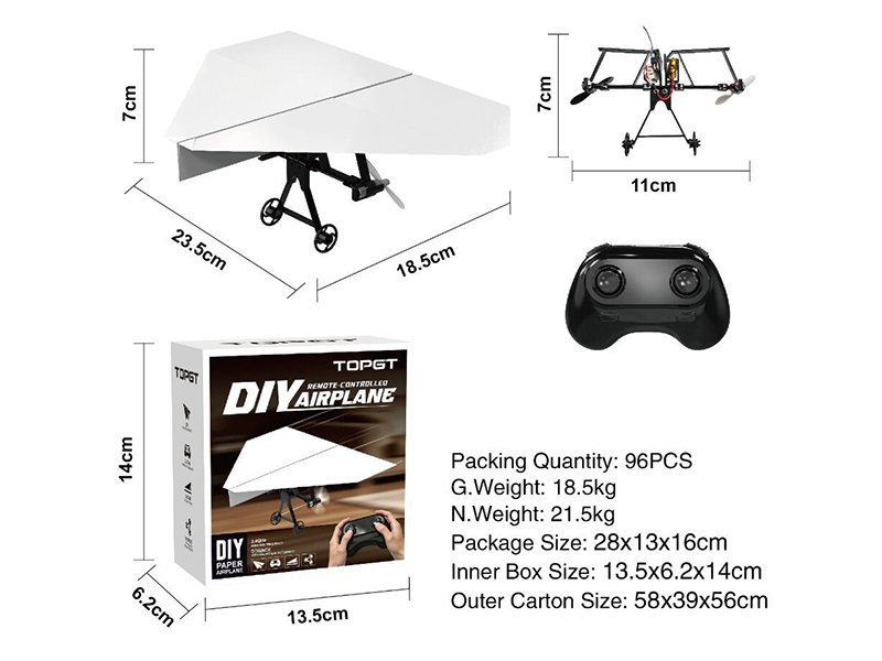 DIY Remote Control Paper Plane