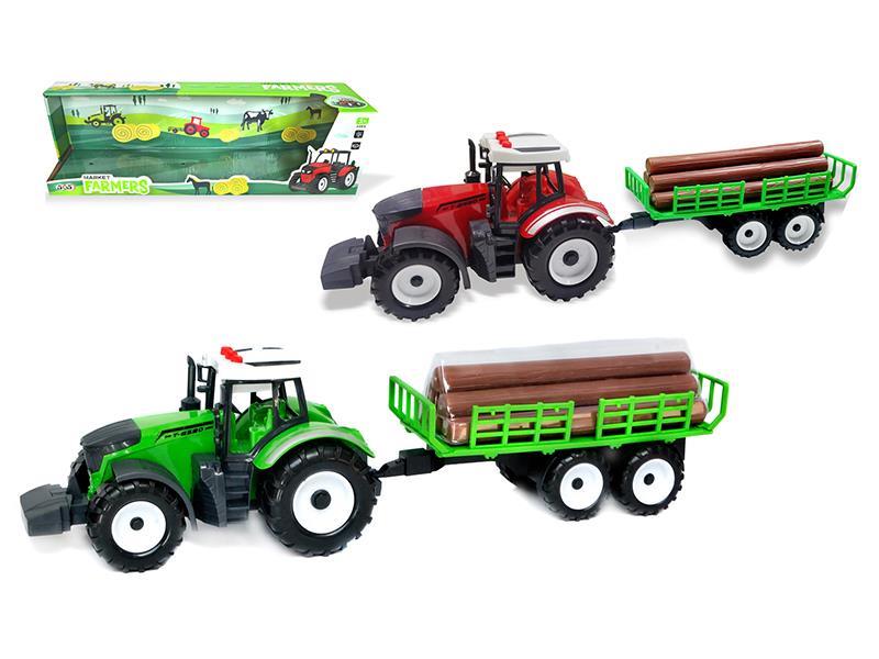 Friction Farmer's Cart With Light And Sound