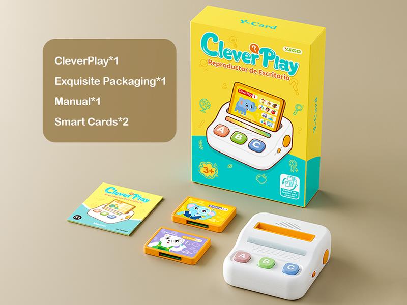Clever Play Desktop Player Card Learning Machine - Castellano