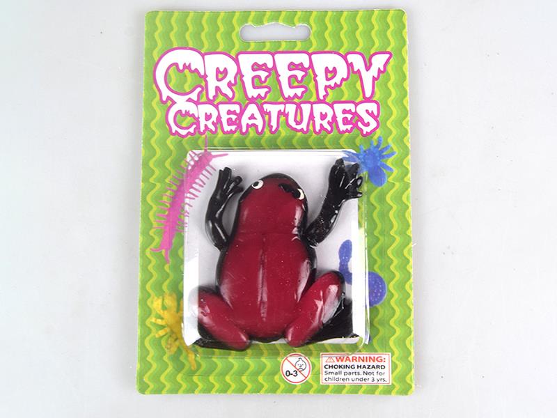 TPR Sticky Frog Squeeze Toy