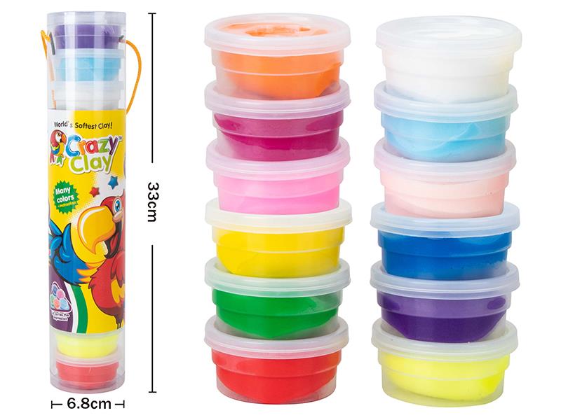 12 Colors Soft Clay