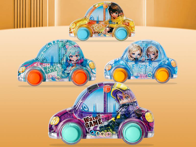 Cartoon Car Transparent Water Game Toy