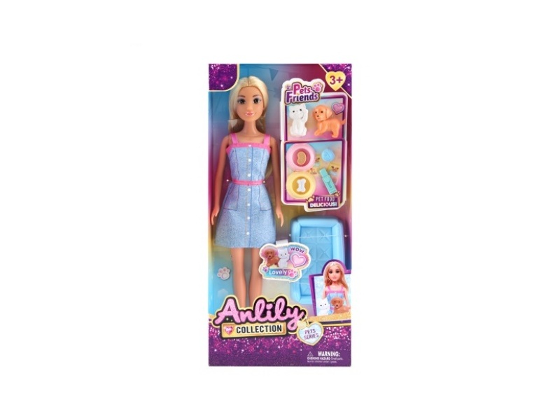 11.5-Inch Solid Doll (Brown Skin Color)