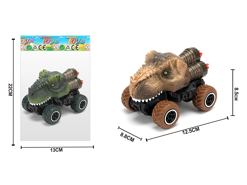 Pull Back Tyrannosaurus Rex Car