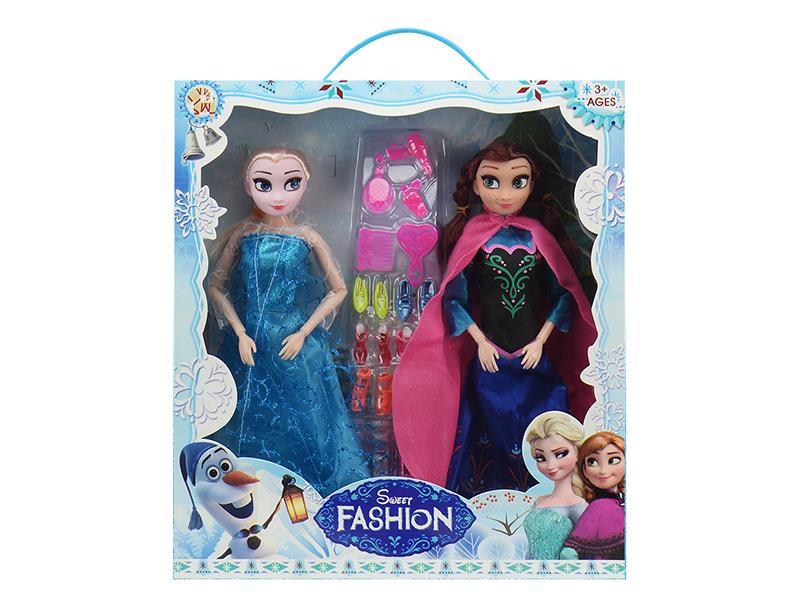 11.5" 9 Joint Frozen Princess Dolls Set