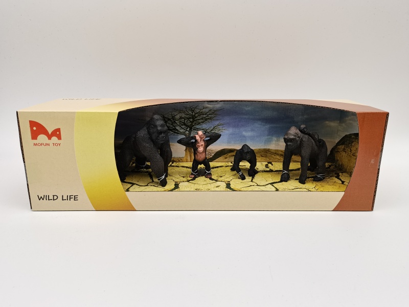 4pcs Chimpanzees Model