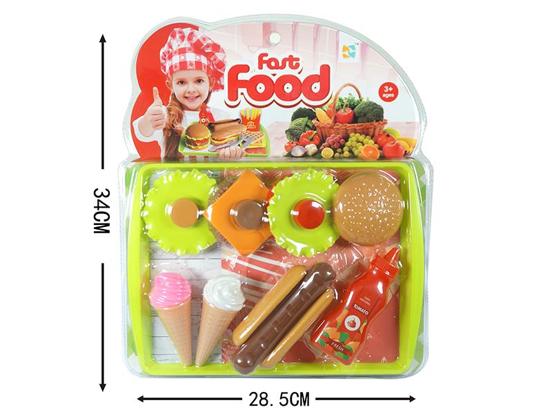 Simulation Hamburger Hot Dog Ice Cream Set