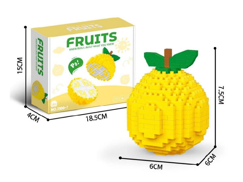 Building Blocks: 344Pcs Of Lemons