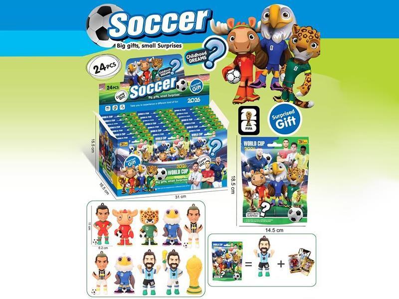 World Cup Football Star Figure Blind Bag 24pcs