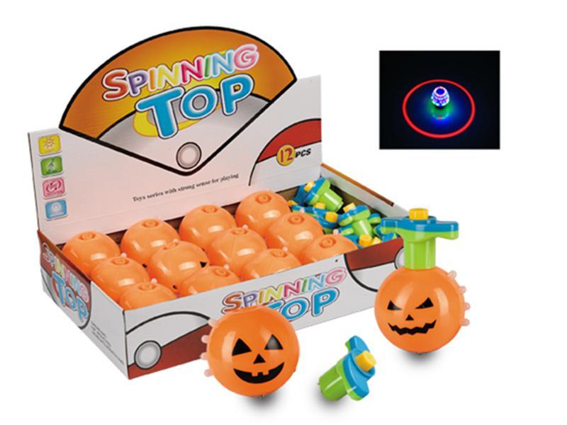 Halloween Pumpkin Top With Light And Music