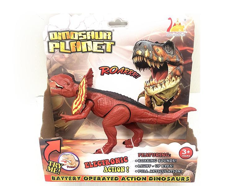 Hand Press Dilophosaurus With Light And Sound