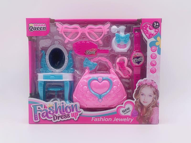 Dressing Table With Glasses 8pcs