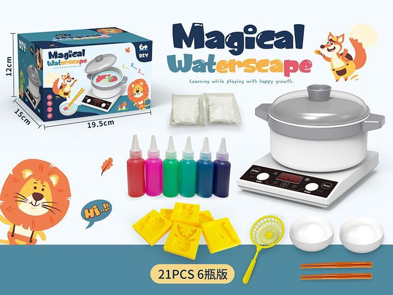 Magical Waterscape Induction Cooker Hot Pot DIY Set 21pcs