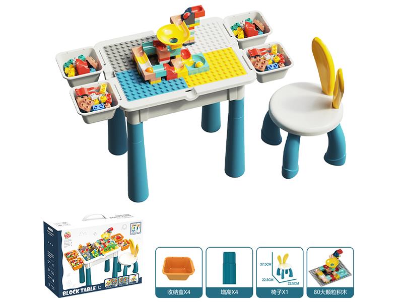 Large Particle Building Blocks Table