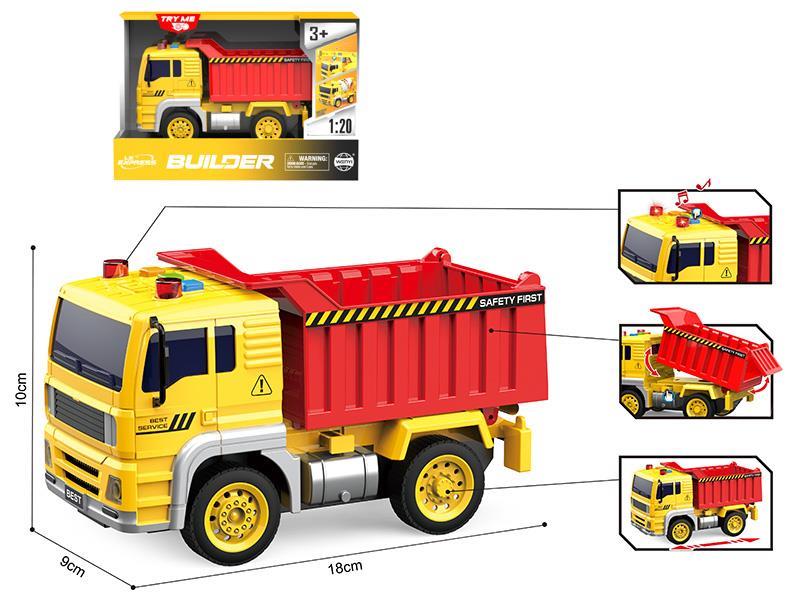 1:20  Friction Engineering Truck(With Sound And Light)