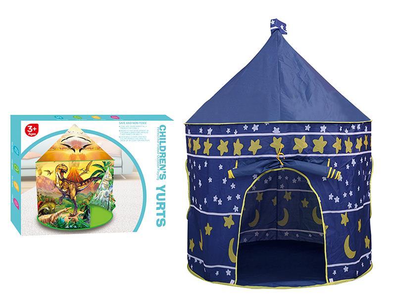 Blue Mongolian Yurt Tent