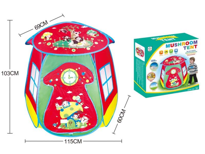 Kids Cartoon Mushroom Tent
