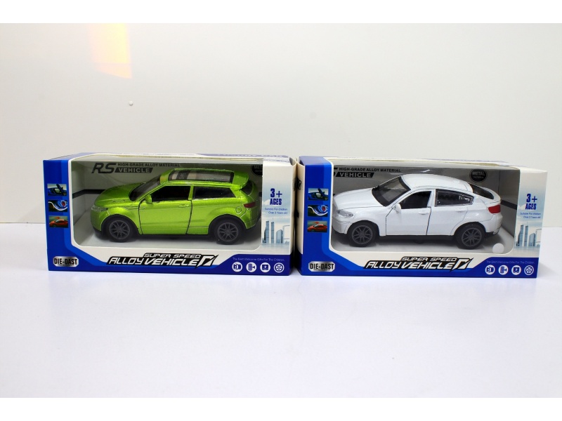 1: :36 Alloy Simulation Bmw Land Rover Open Door Pull-Back Sports Car