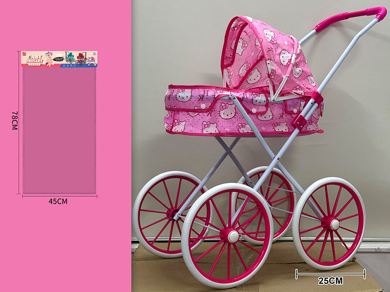 Hello Kitty Iron Stroller Toy