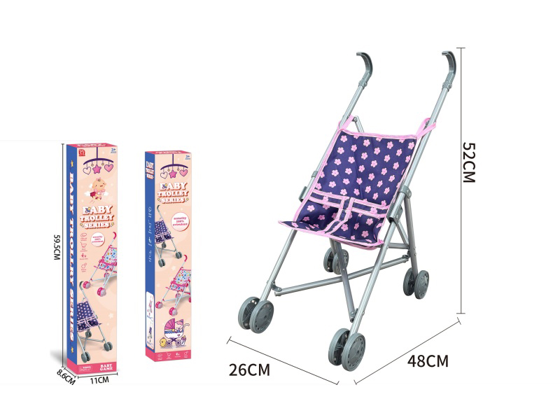 Thick Cloth Iron Baby Stroller Toy