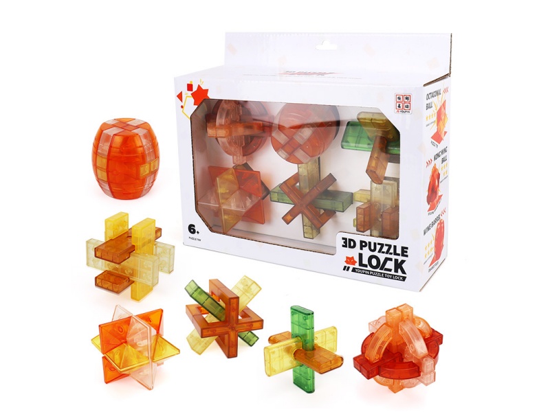 Six Sets Of Lu Ban Lock Sets