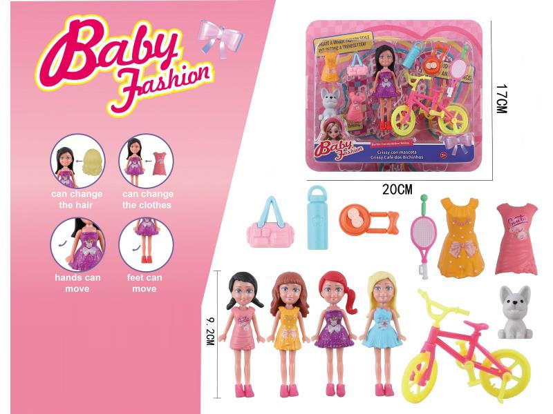 3.5-Inch Dress-Up Doll