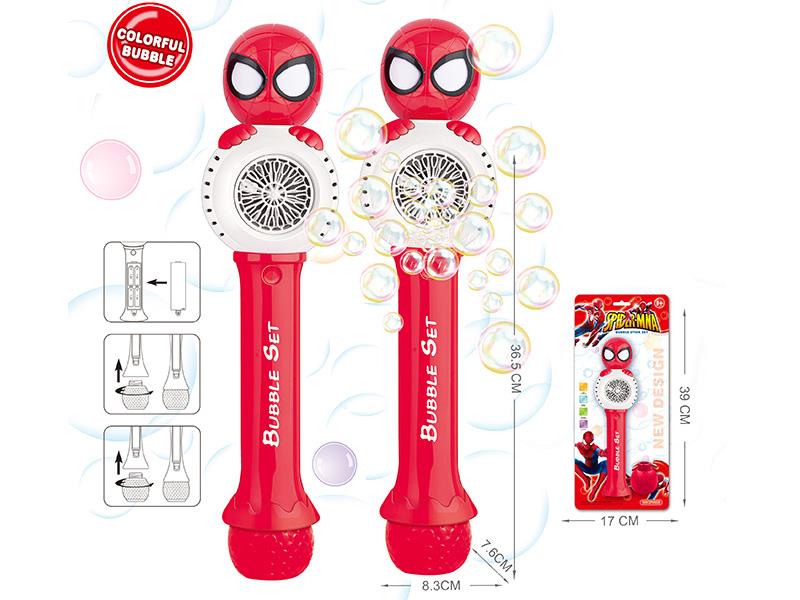 20 Holes Spider-Man Bubble Stick With Light