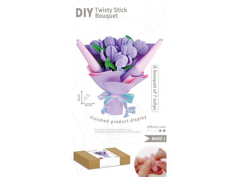 Diy Purple Tulip Bouquets
