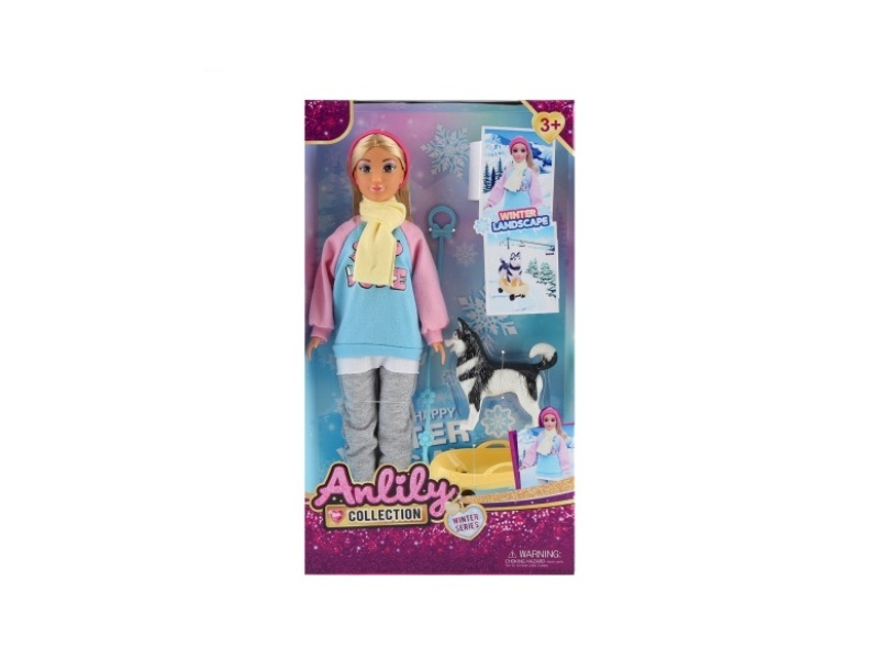11.5-Inch Solid Doll (Brown Skin Color)