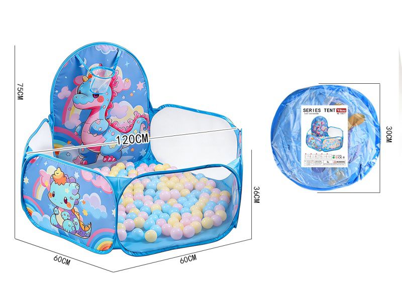 Rainbow Dragon - Children's Tent Ball Pool