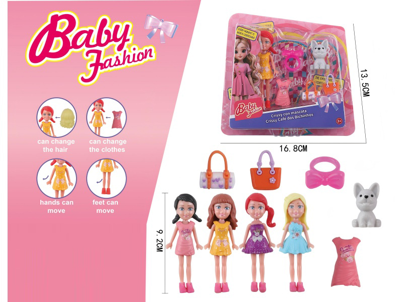 3.5-Inch Dress-Up Doll