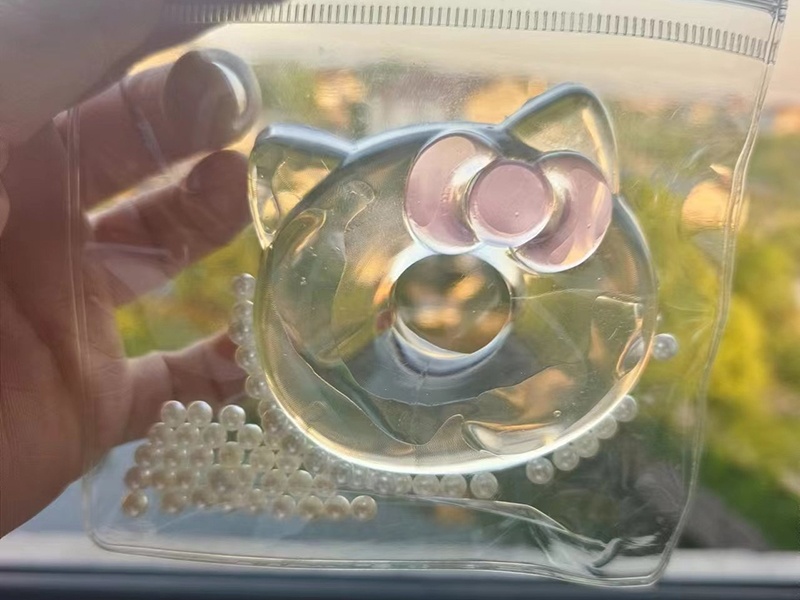 Pinch Pinch Fun: Transparent Kt Cat Doughnut