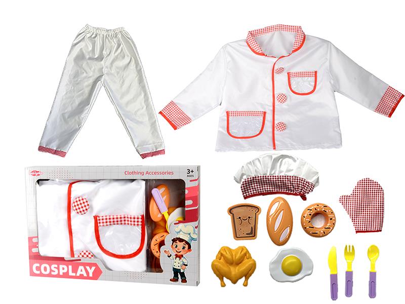 Cosplay Chef Clothing Set