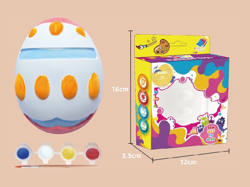 Plaster Painting - Easter Eggs