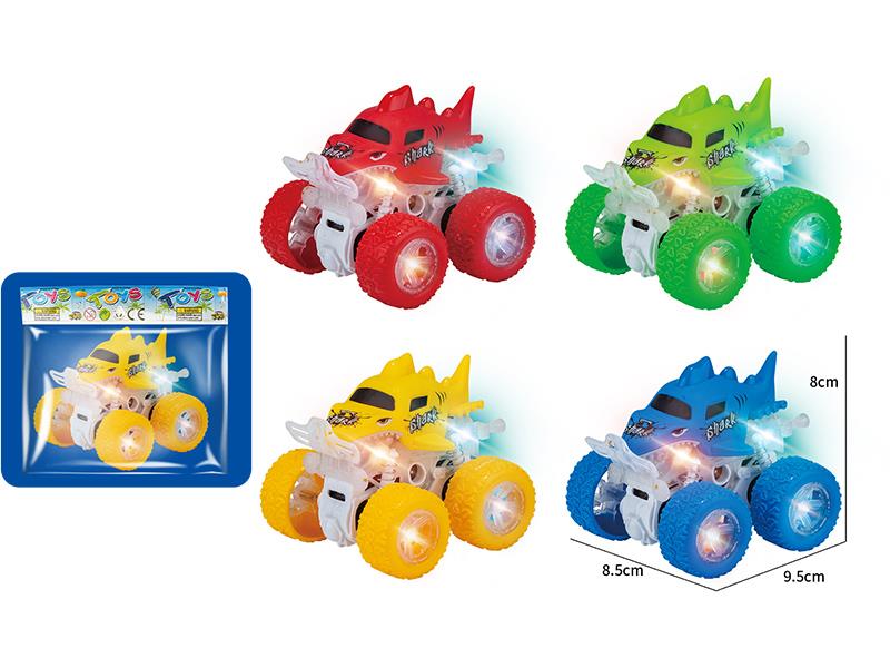 Dual Friction Stunt Shark Off-Road Vehicle With Lights 1pcs