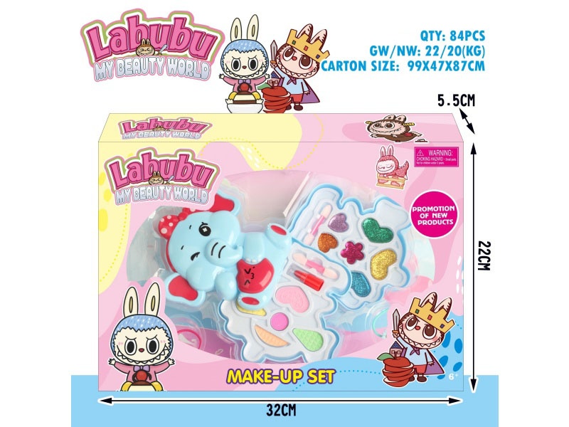 Elephant Children'S Painting Beauty Box