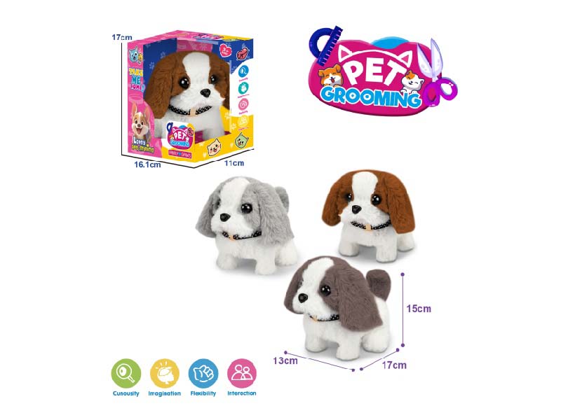 B/O Walking Plush Dog