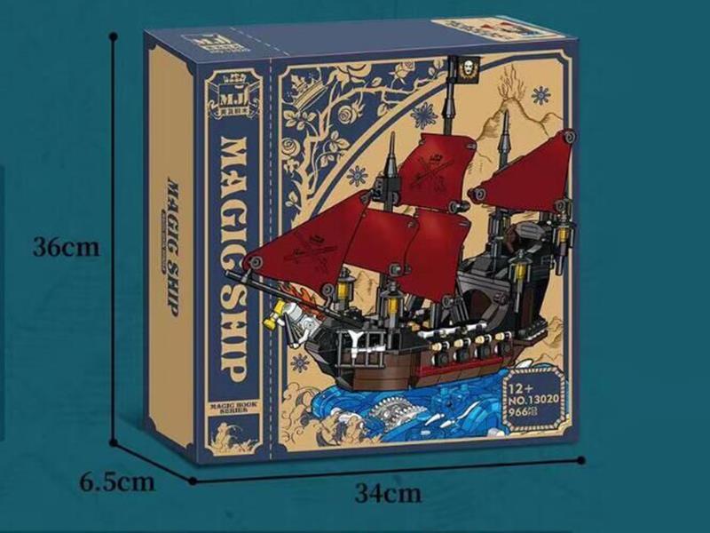 Magic Ship Building Blocks 966pcs