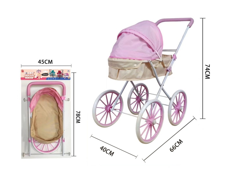 Thick Cloth Baby Stroller Toy(Extra Large Wheel)