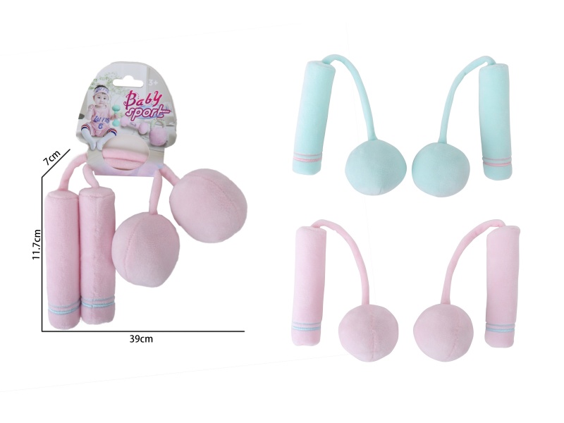 Cotton Jump Rope Hanger One Set In Two Colors