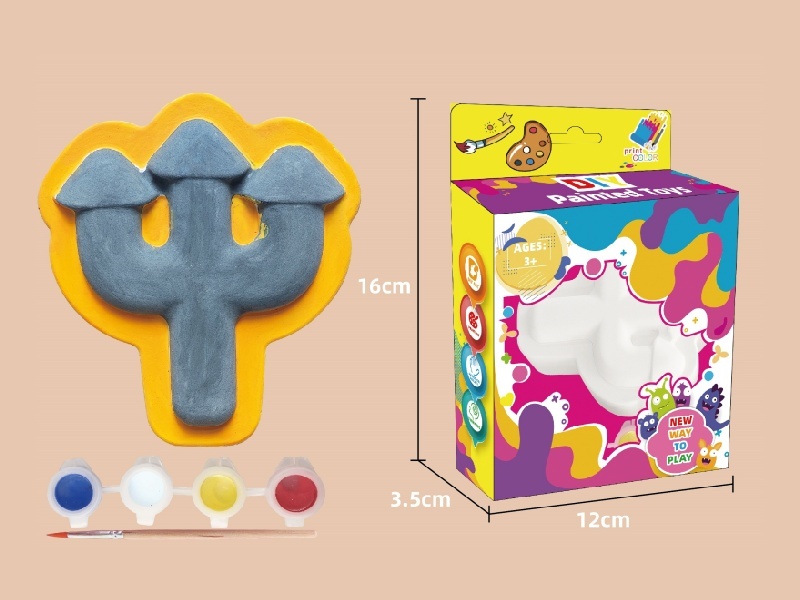 Plaster Painting - Halloween Trident
