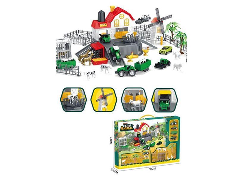 Farm Parking Lot Large Box (Storage, Scene)