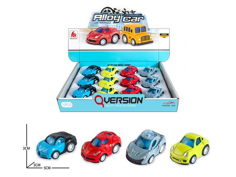 Q Edition Mini Alloy Pull Back Car