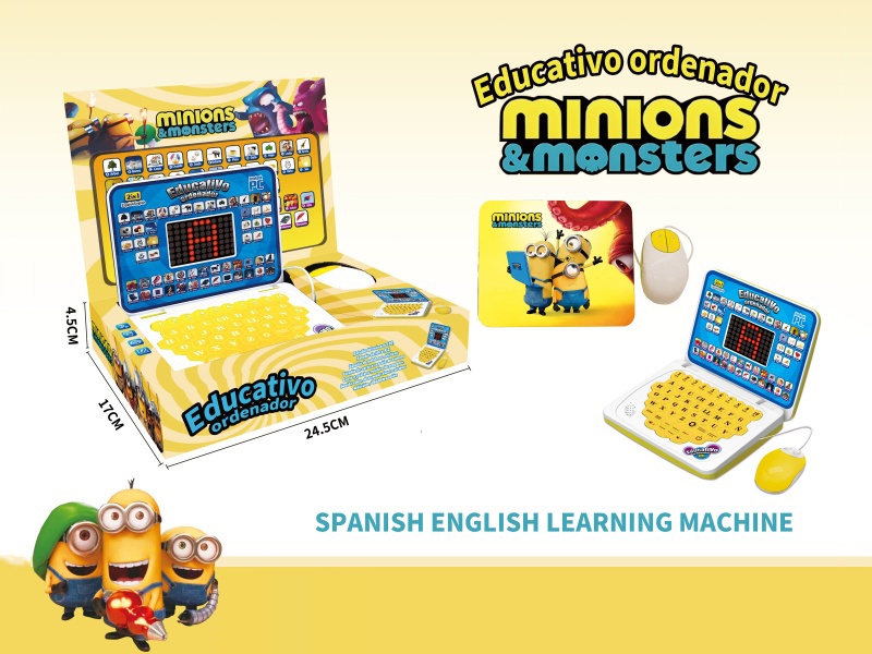 Minions Bilingual English And Spanish Learning Machine With Mouse